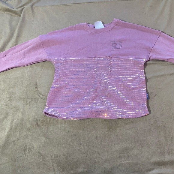 Walt Disney World purple glitter spirit jersey - Picture 1 of 3